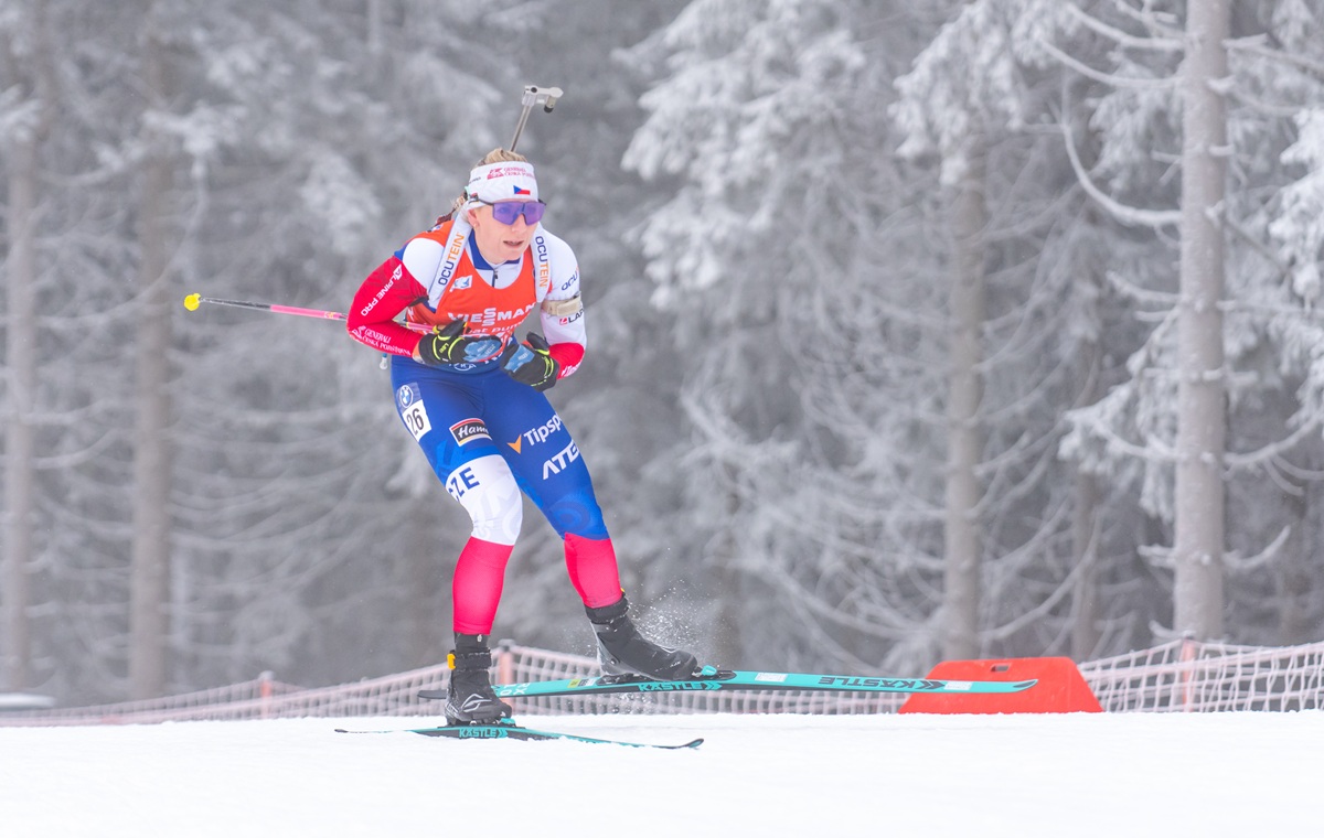 Lucie Charvátová, sprint žen na SP v Oberhofu 2026